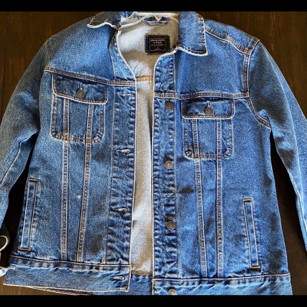 blue denim jacket